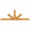 Ekena Millwork Saratoga Rough Sawn Timber Gable Bracket, Western Red Cedar, 60"W x 30"H x 2"D x 4"F, 12/12 Pitch GBW060X30X0204SAR00RWR - alternate 3